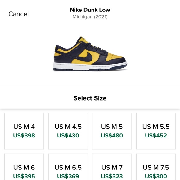 Dunk Low Michigan 2021 - Picture 11 of 11